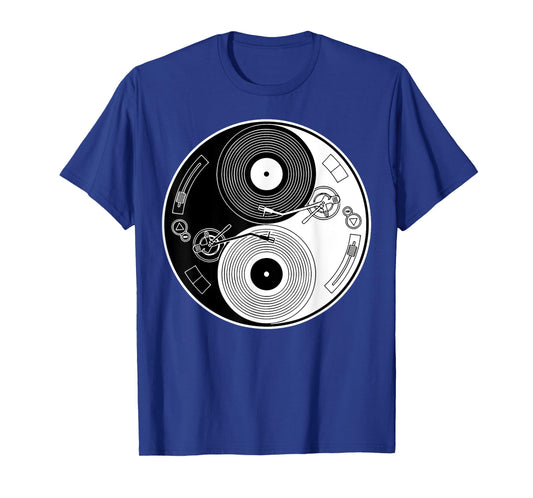 Yin Yang Vinyl Record T-Shirt