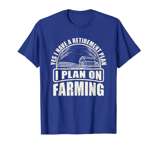 Agriculture Tractor Retirement Gift Farmer T-Shirt