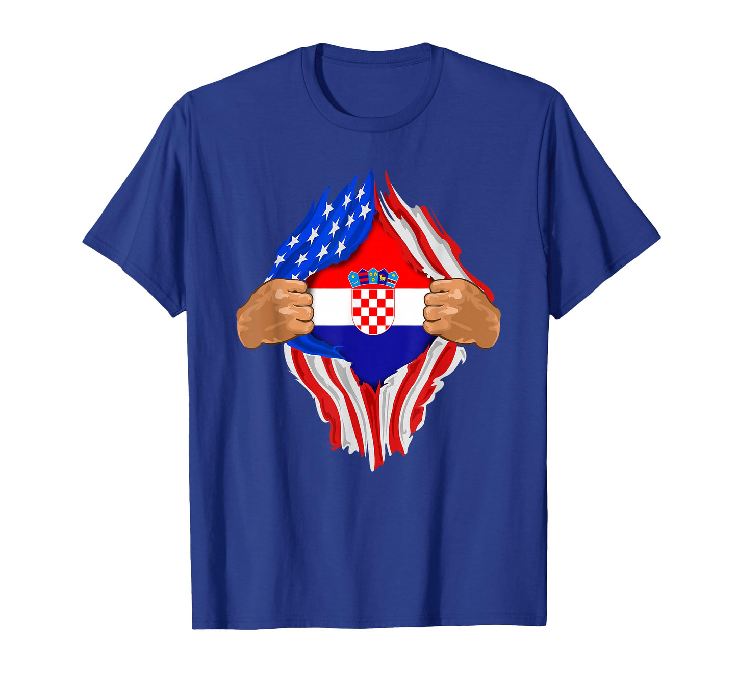 Croatian Blood Inside Me T-Shirt | Croatia Flag Gift T-Shirt