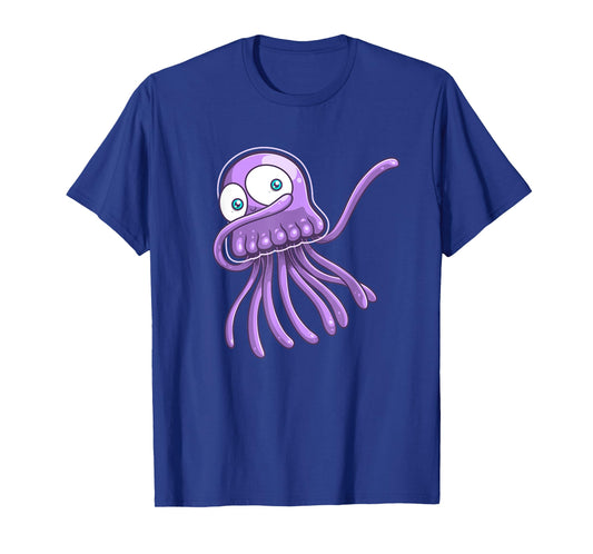 Funny Jellyfish Design For Kids Dab Dance Dabbing Jellyfish T-Shirt