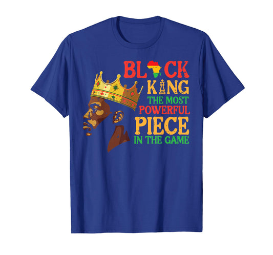 Juneteenth Black King Black History African Dad Men T-Shirt