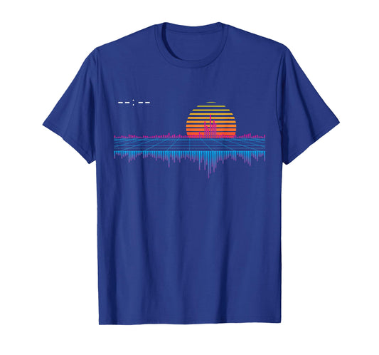 Retrowave Synthwave Vaporwave Sunset Aesthetic T-Shirt