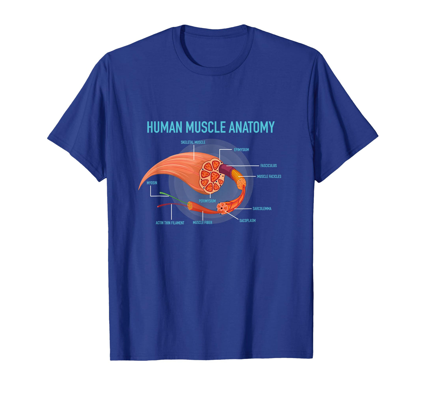 Anatomy of Human Muscle for Medic T-Shirt