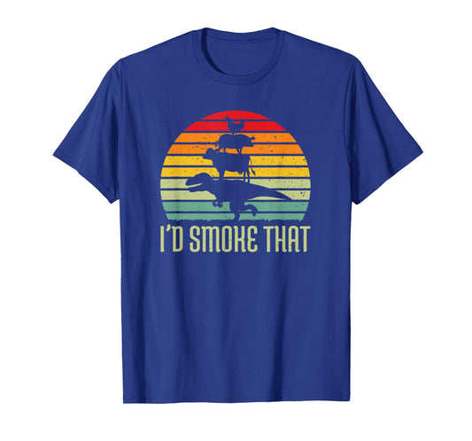 Barbecue Dinosaur BBQ Meat Grilling Smoker Womens & Mens T-Shirt