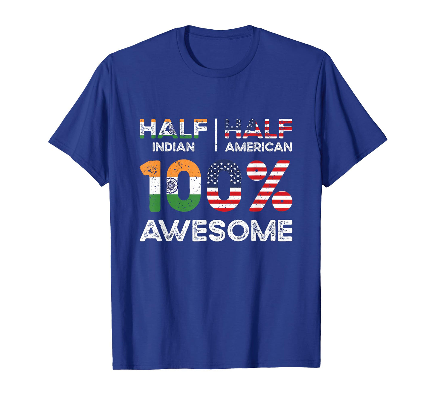 Indian American Patriot USA Grown India US Flag T-Shirt