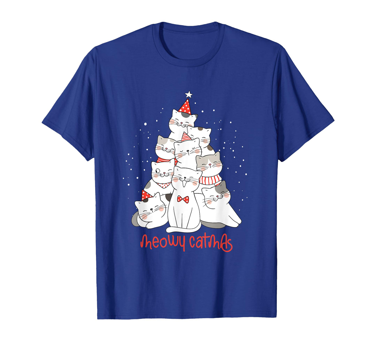 Cat Kitten meowy catmas Xmas Santa Claus Christmas Cats T-Shirt