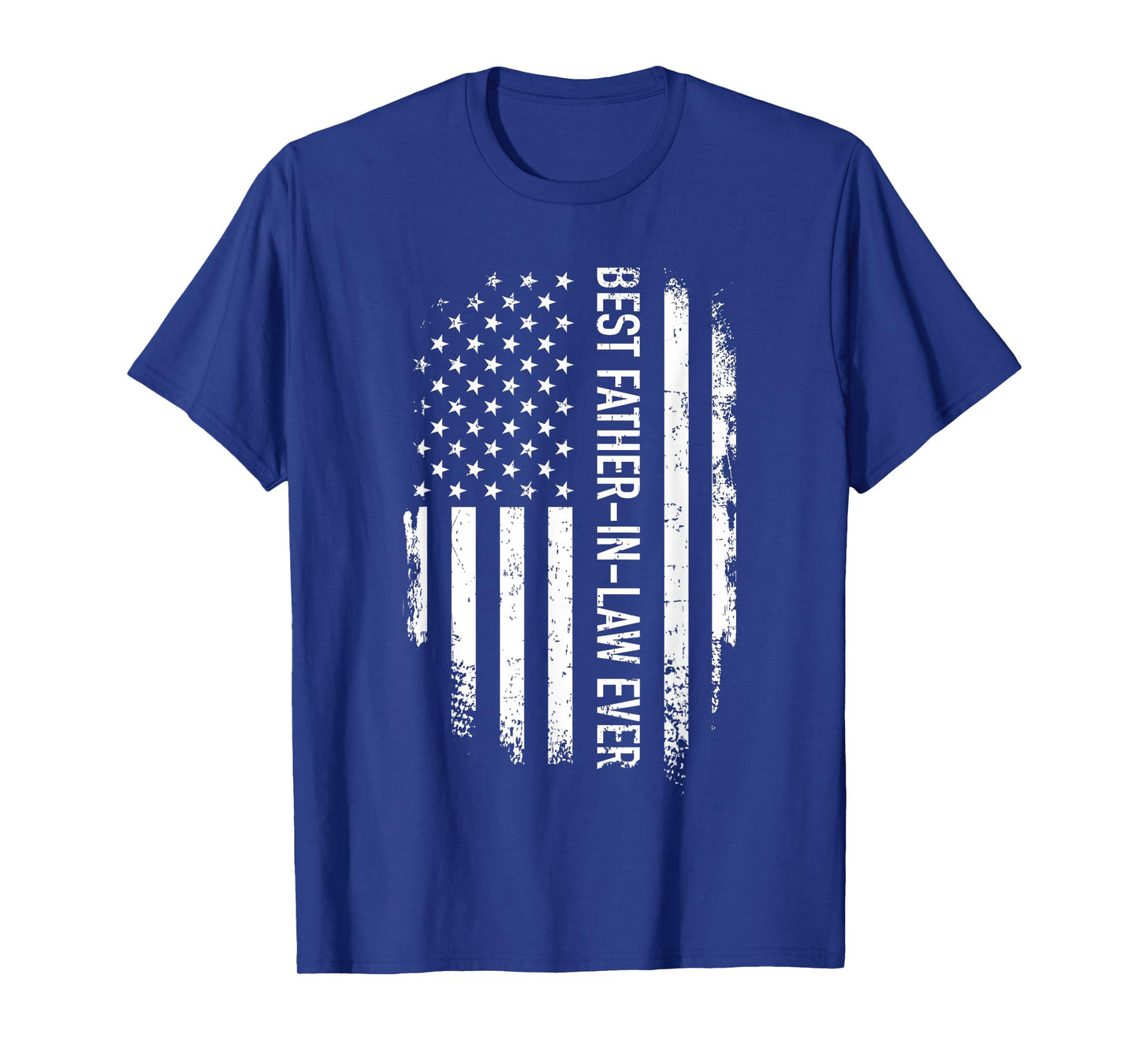 Best Father-in-Law Ever US American Vintage Flag T-Shirt