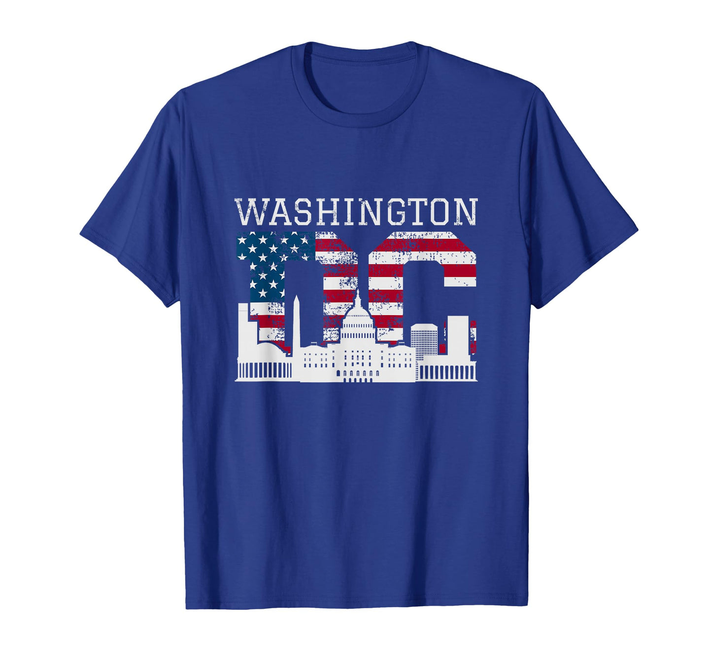 Washington DC Capitol Hill USA Flag Souvenir T-Shirt T-Shirt