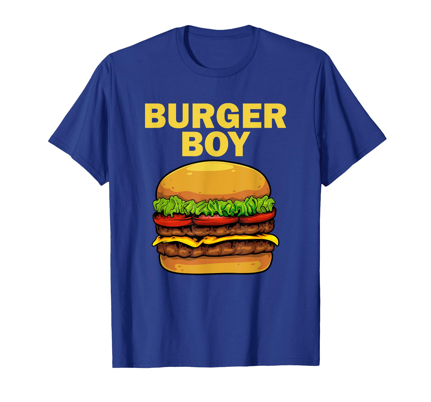 Cool Burger Art For Boys Men Hamburger Cheeseburger Lovers T-Shirt