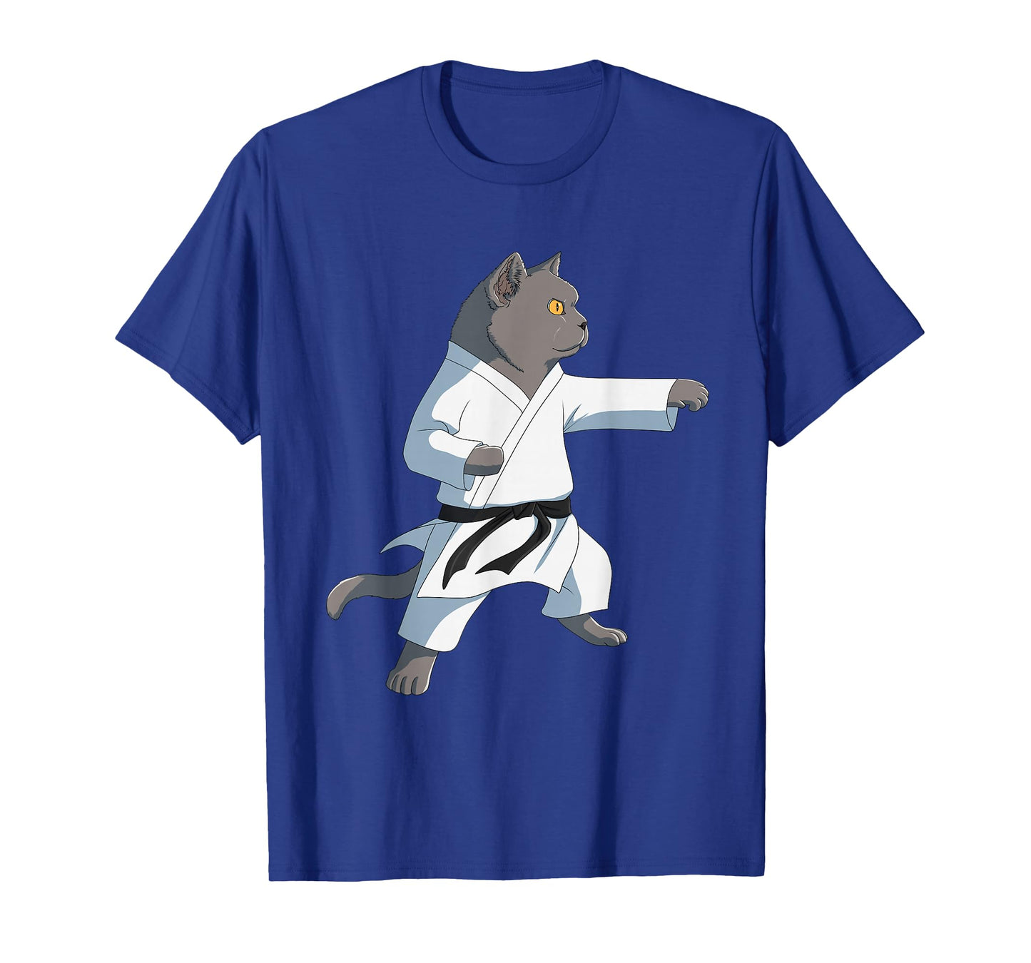 Funny Karate British Shorthair Cat T-Shirt