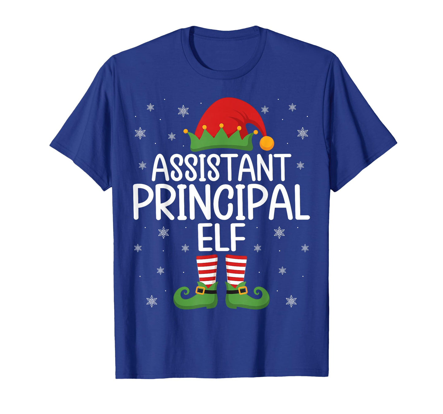 School Assistant Principal Elf Vice Principal Christmas T-Shirt