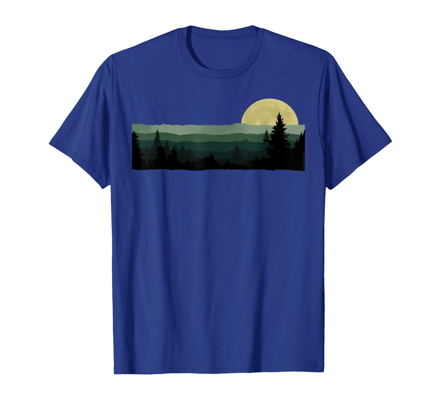 Trees Nature Mountains Adventure Outdoor Wildlife Forest T-Shirt