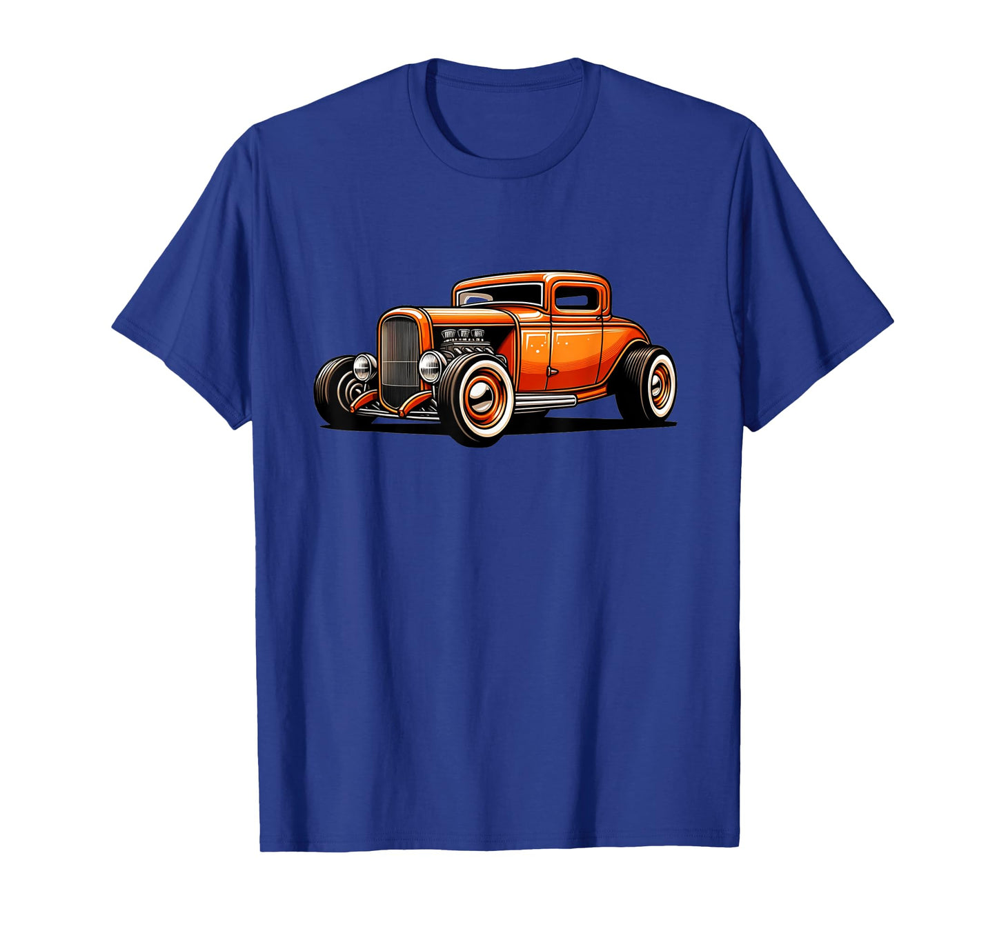 Classic Hot Rod Retro Vintage Custom Hotrod Car Illustration T-Shirt