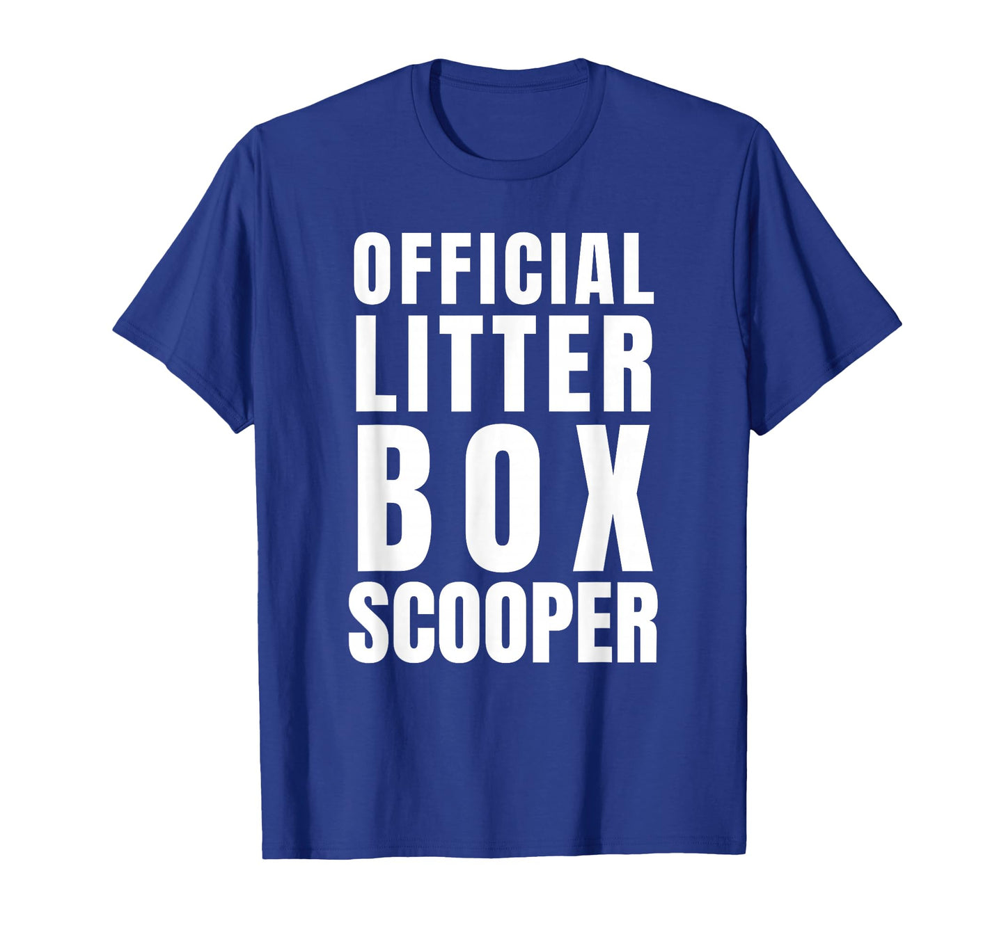 Official Cat Litter Scooper Funny Kitty Themed Animal Lover T-Shirt