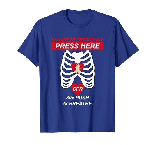 Cpr Instructor TShirt First Aid For Men, Women and Kids T-Shirt