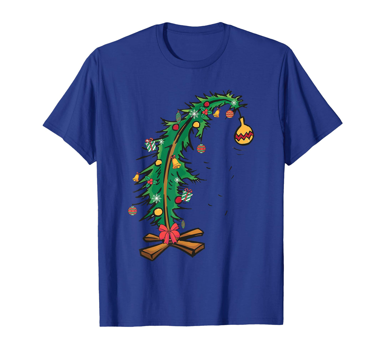 Christmas Tree With Led Light Pine Tree Xmas Light Camping T-Shirt
