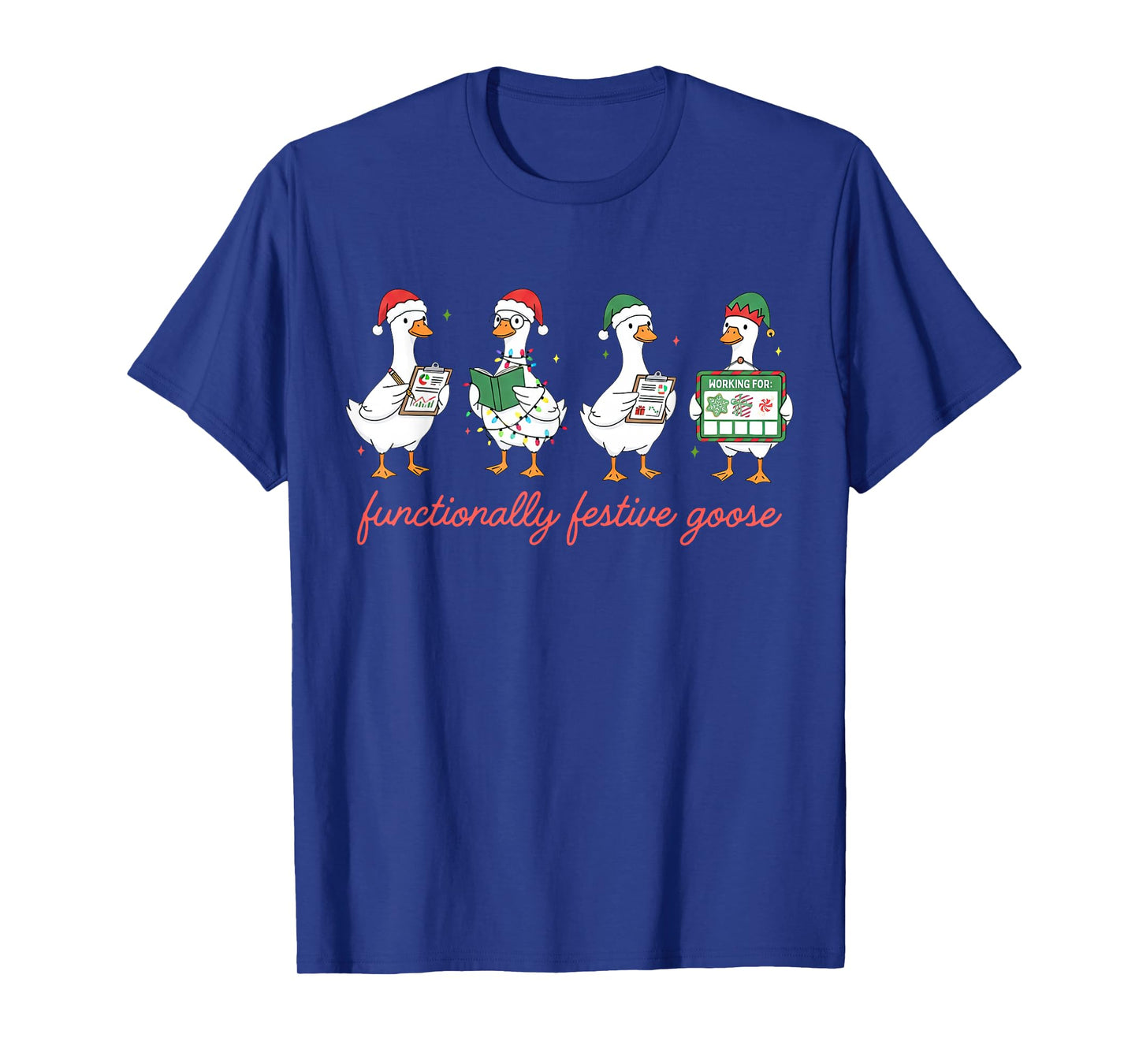 Silly Goose ABA RBT Therapist Behavior Analysis Christmas T-Shirt