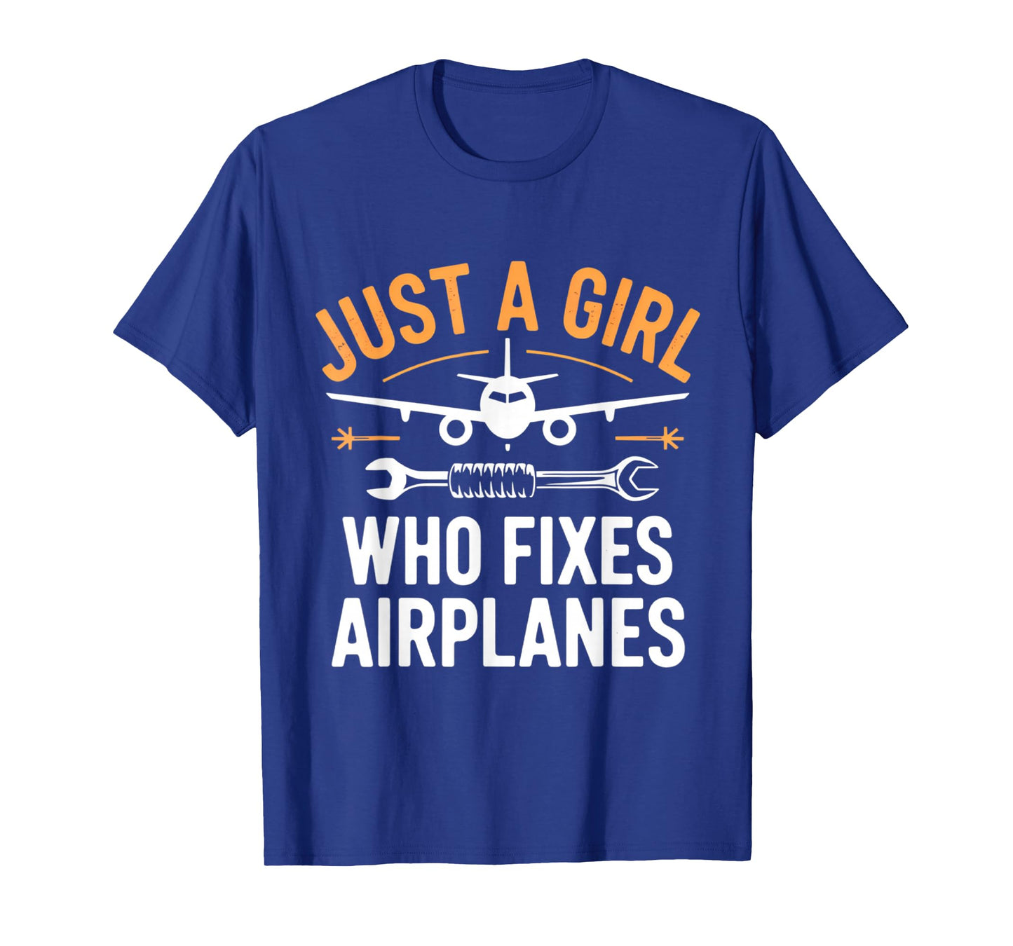 Aircraft Mechanic Women Just a Girl Who Fixes Airplanes T-Shirt