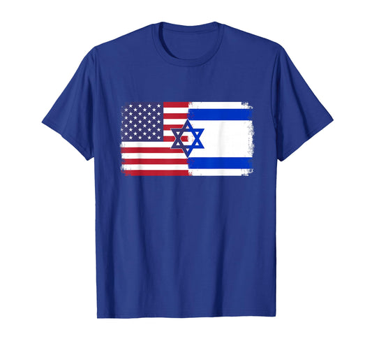 Israel USA flag T-Shirt