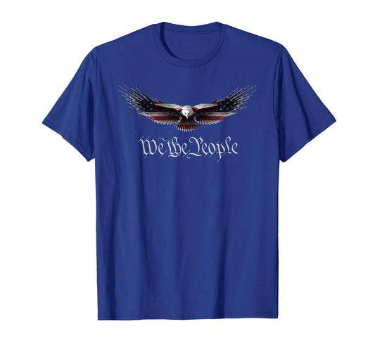American Patriot Freedom Eagle USA Flag T-Shirt T-Shirt
