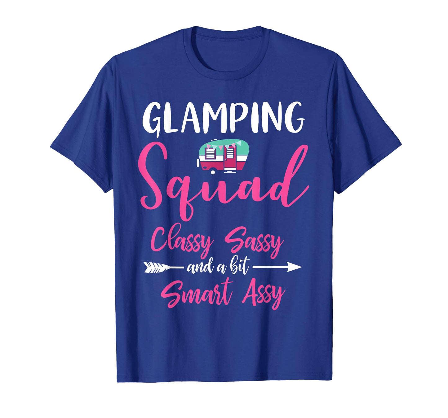 Glamping Squad Funny Matching Family Girls Camping Trip T-Shirt