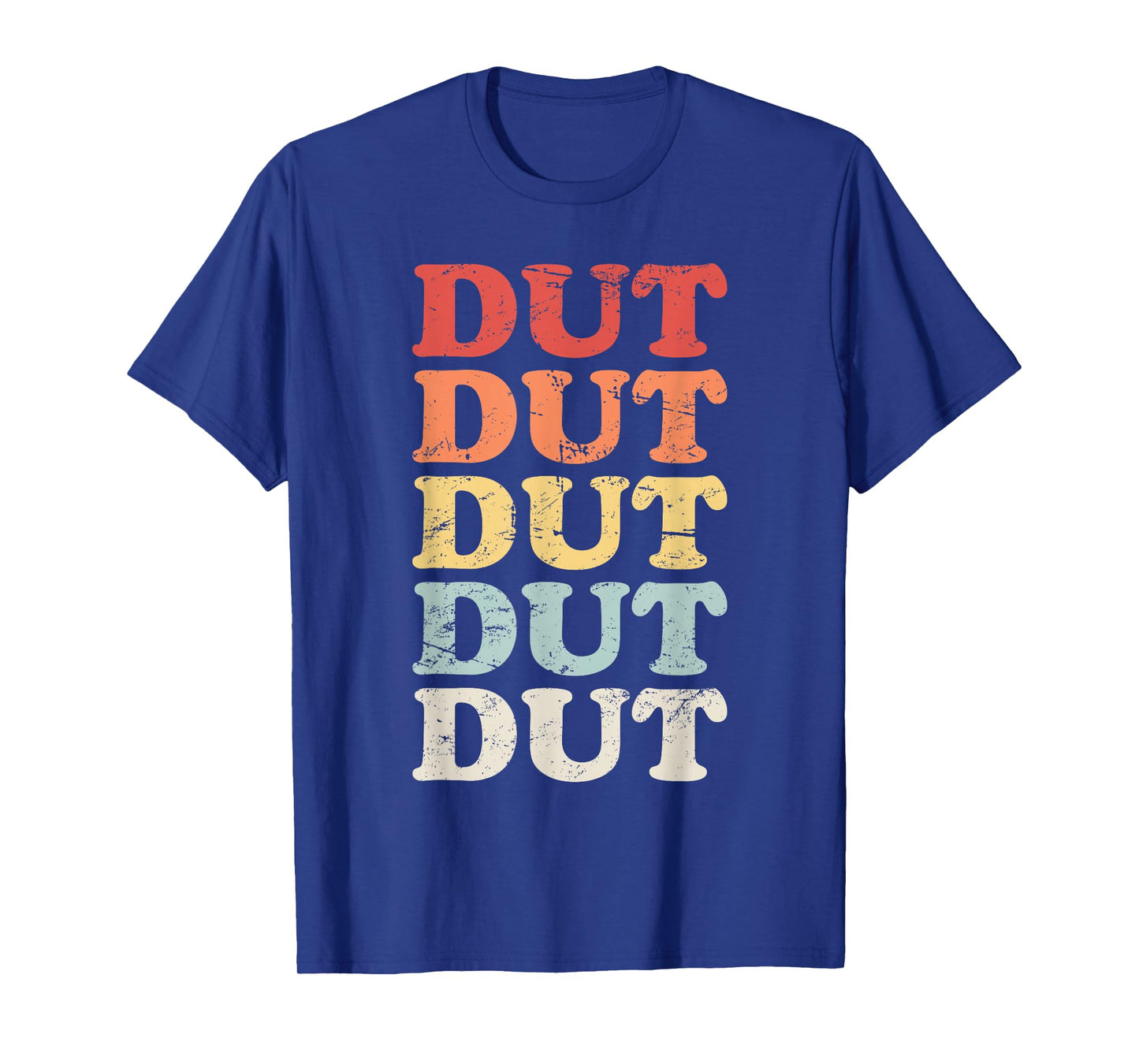 Retro "DUT" Marching Band Percussion T-Shirt T-Shirt