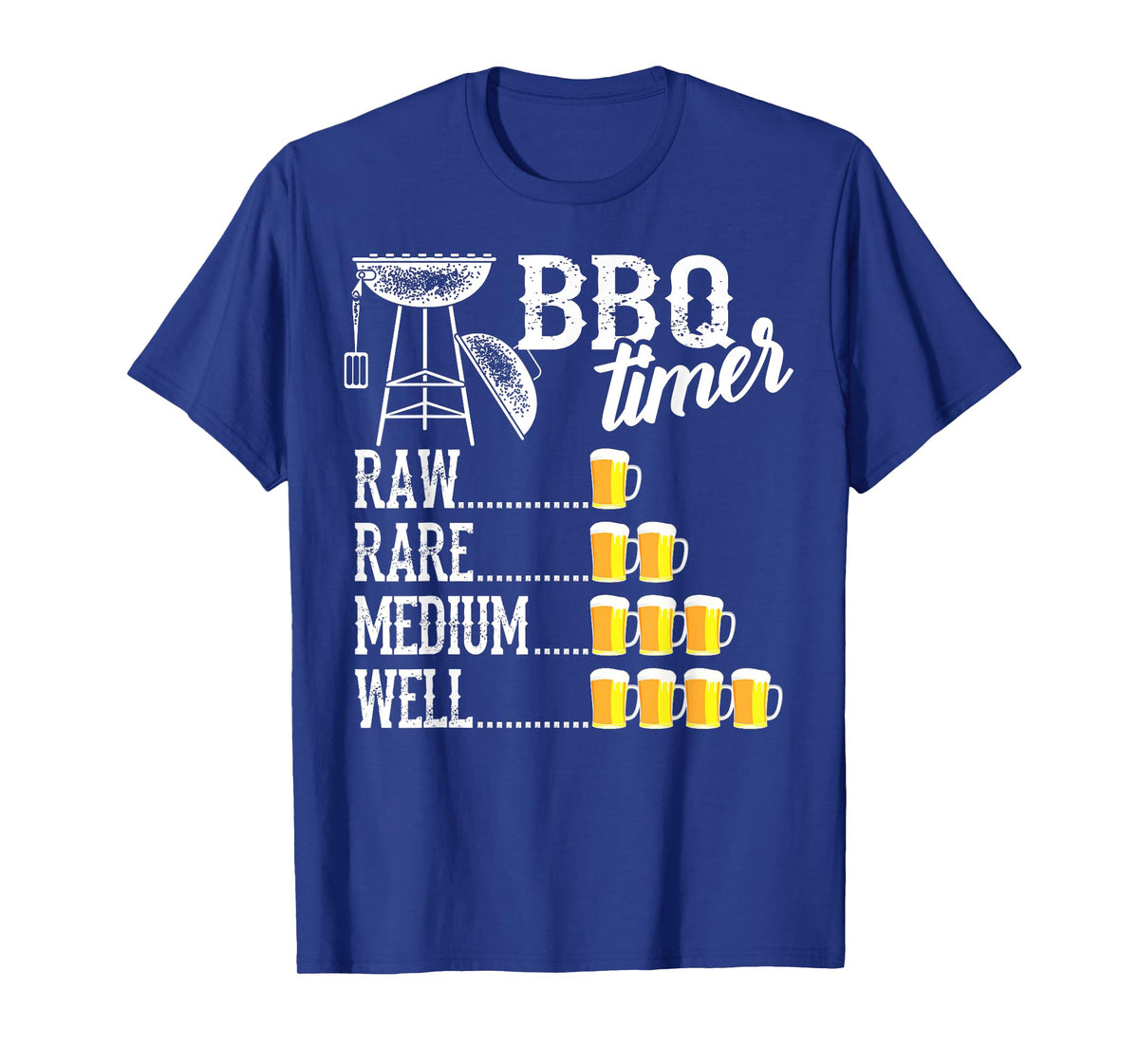 Funny BBQ Art For Men Women Grilling Meat Smoking Barbecue T-Shirt