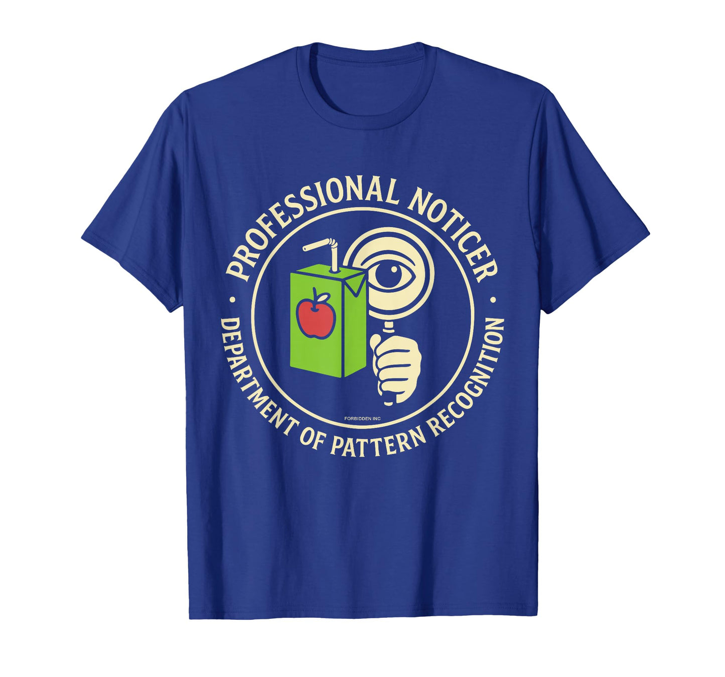 Retro Professional Noticer Department of Pattern Recognition T-Shirt