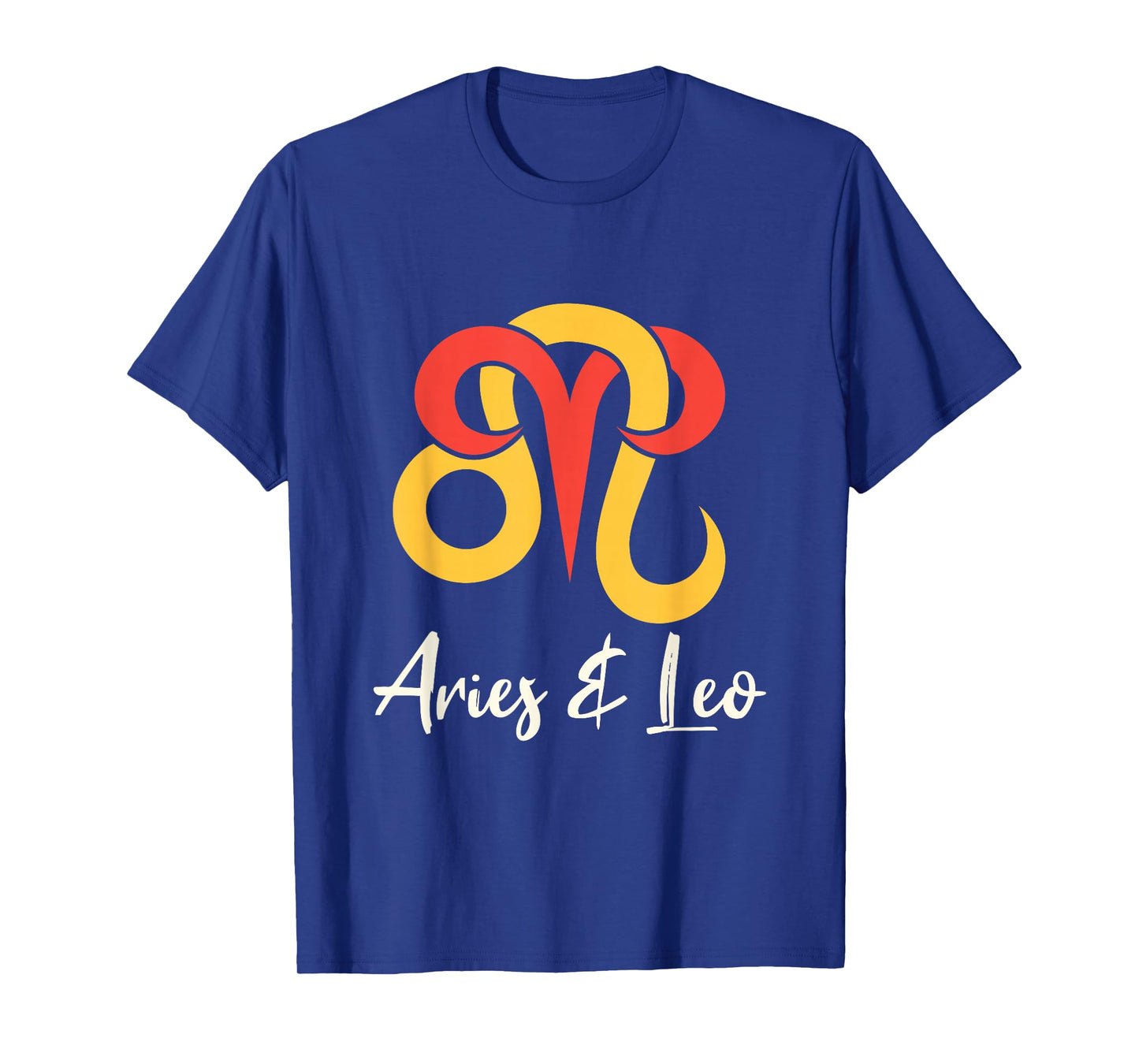 Aries and Leo Couple Zodiac Relationship Horoscope Men Women T-Shirt