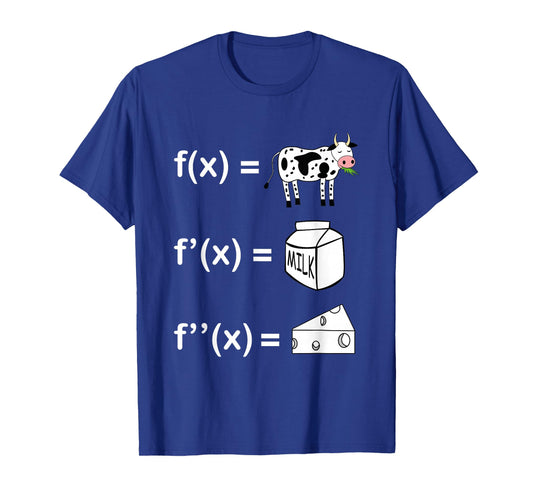 Cowculus Calculus Derivative Mathematics Funny Math Teacher T-Shirt