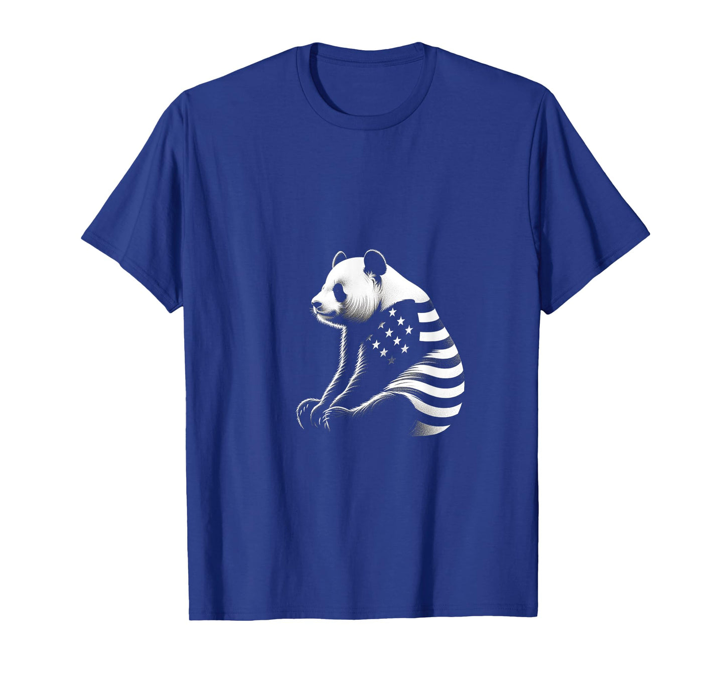 Panda American Flag USA Flag T-Shirt for Women Men