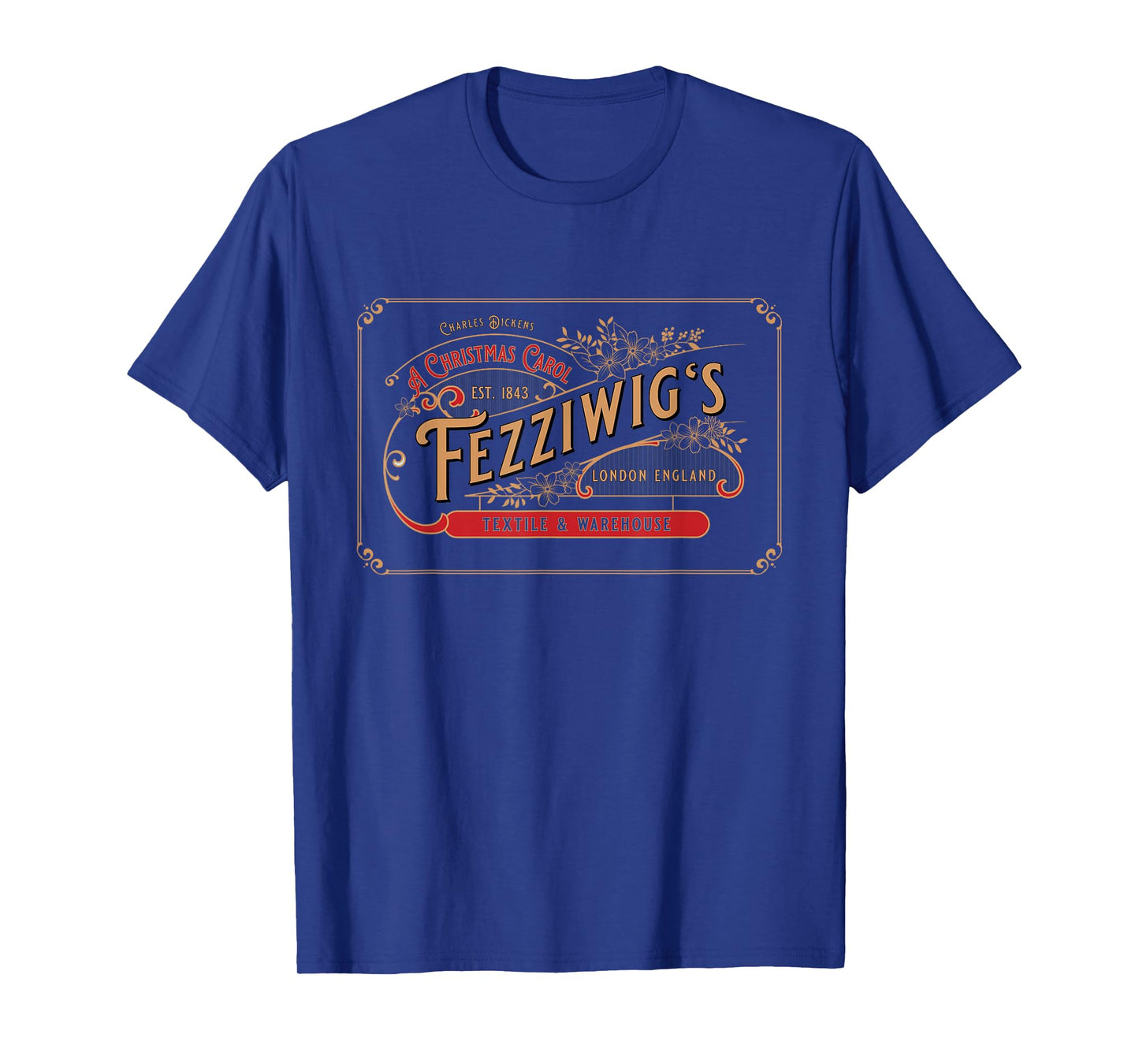 Charles Dickens, Christmas Carol, Fezzigg's, Scrooge & Marley, Holiday T-Shirt