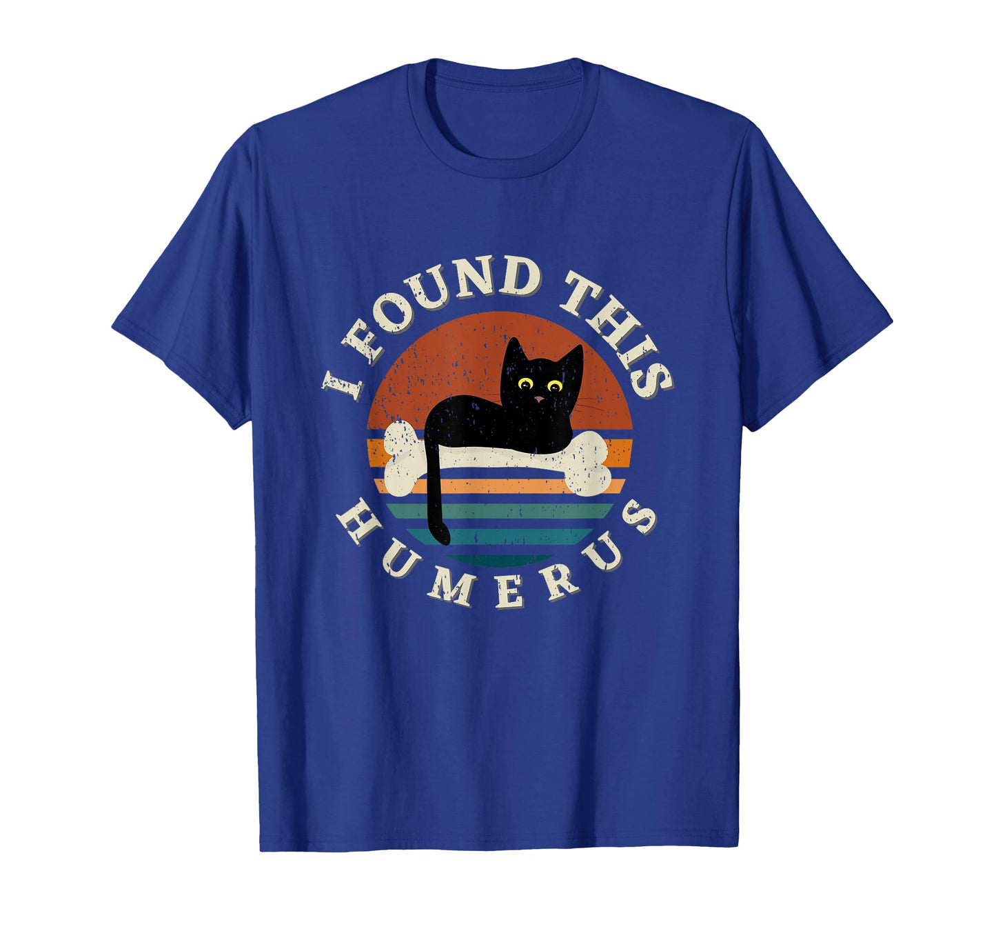 Vintage I Found This Humerus Cat Women - Pun Joke T-Shirt