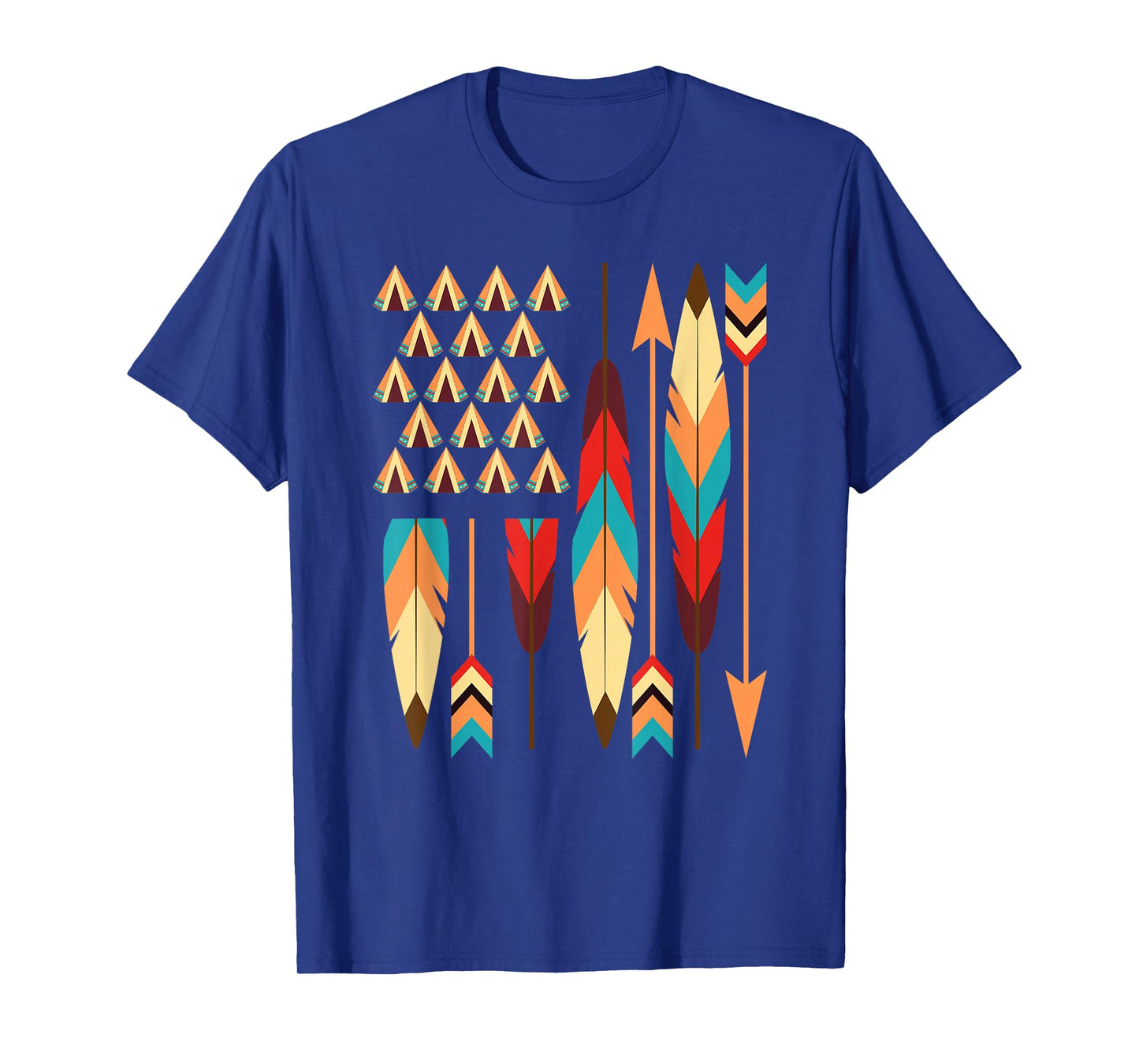 Native American Pride USA Flag T-Shirt T-Shirt