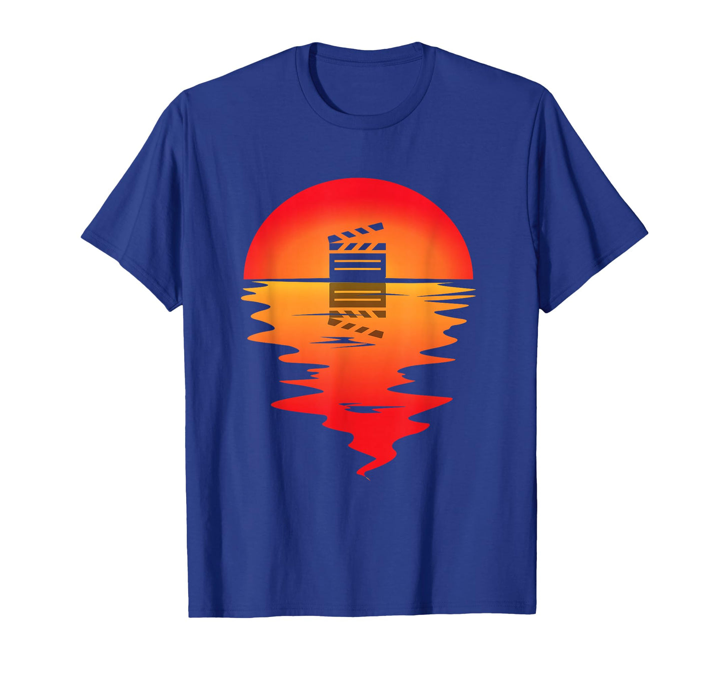 Filmmaker Sunset Clapboard Filmmaking Cinematographer T-Shirt