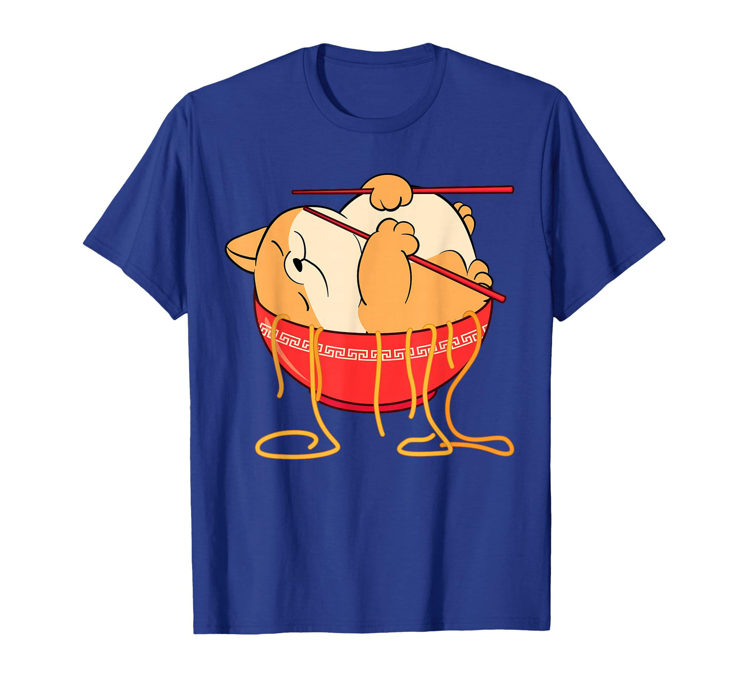 Funny Kawaii Neko Anime Cat Lover Japanese Ramen Noodles- T-Shirt