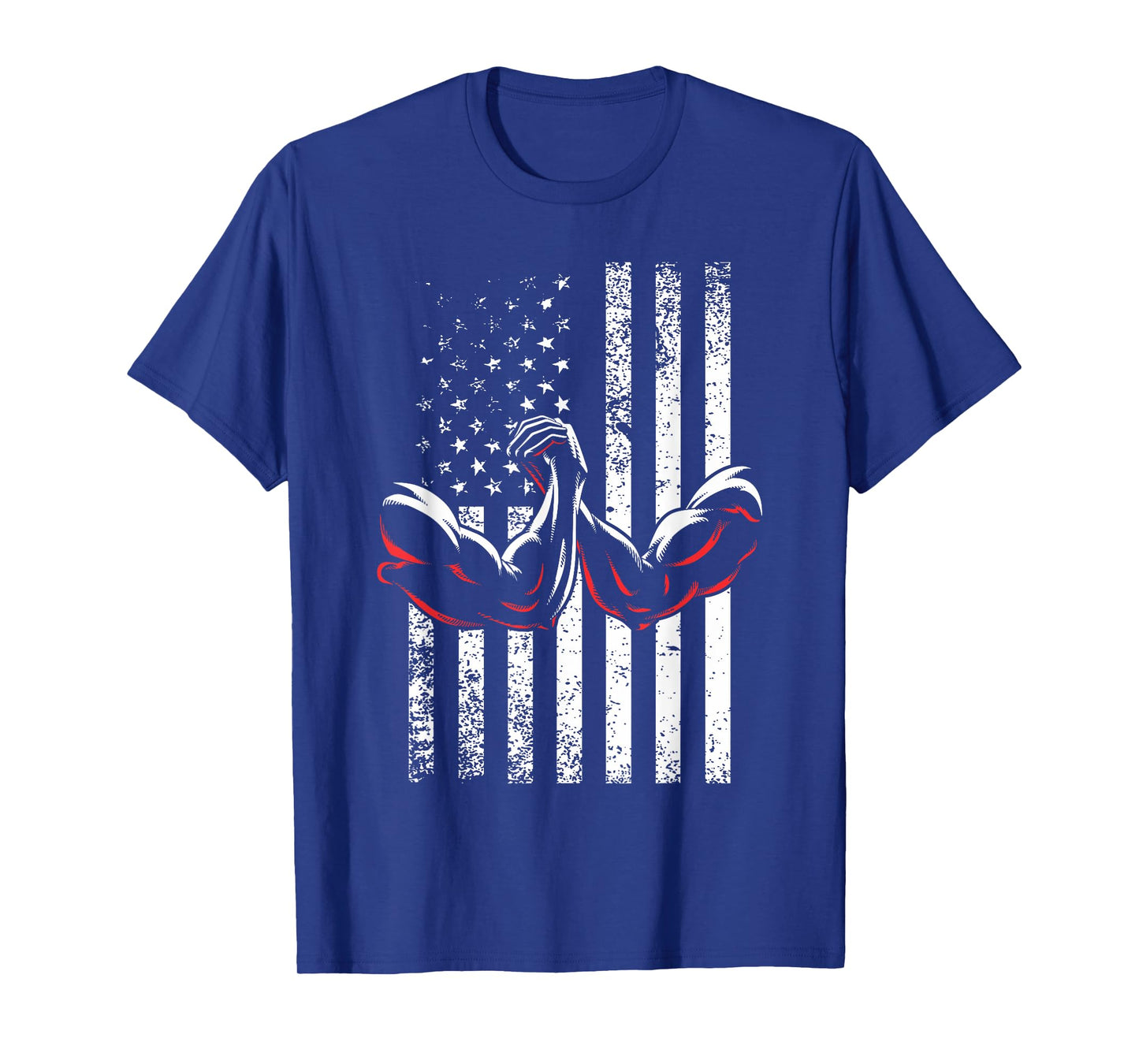 USA Flag Arm Wrestling Table Patriotic Armwrestling Machine T-Shirt