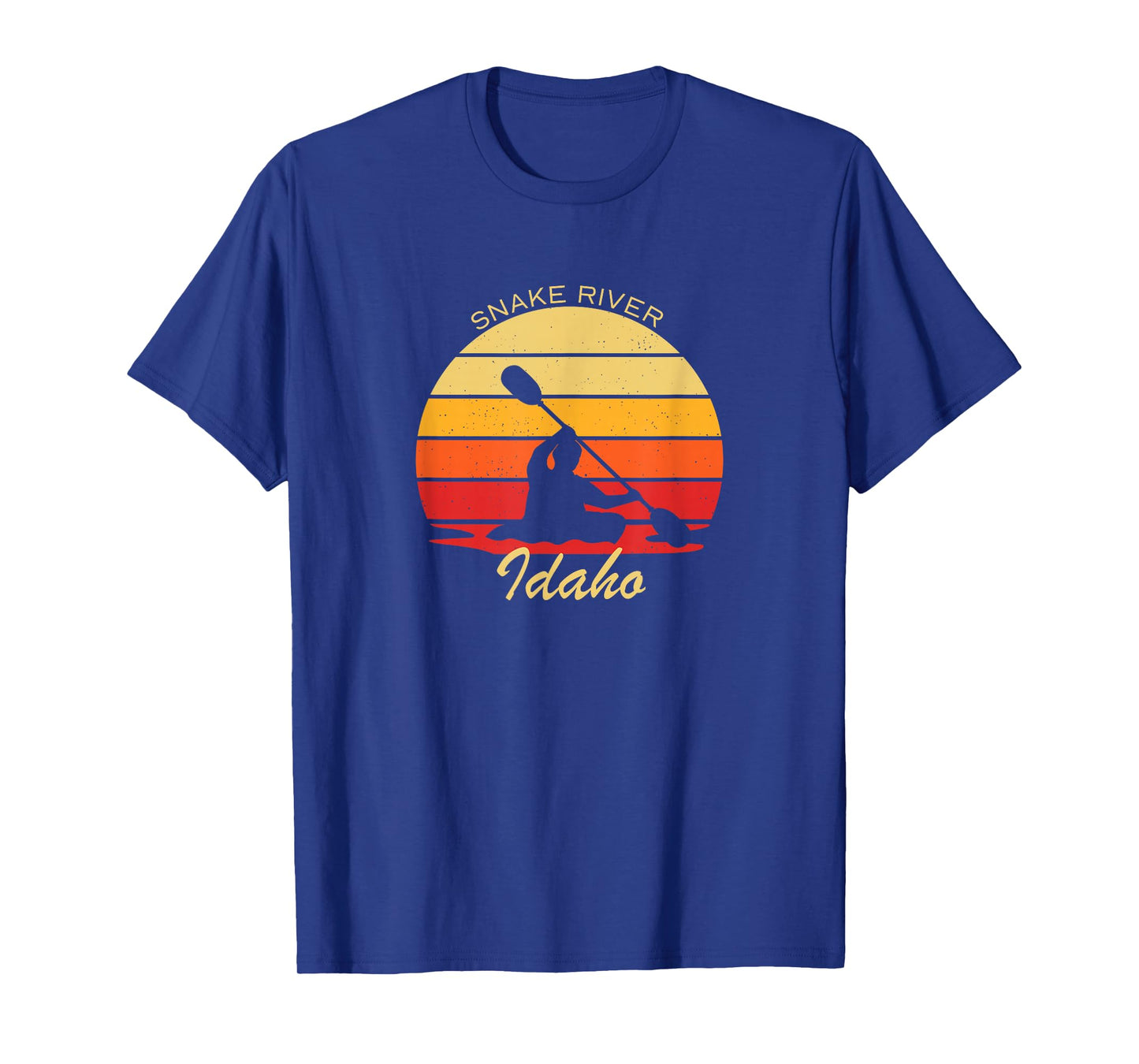 Vintage Kayak Snake River Idaho Adventure T-Shirt