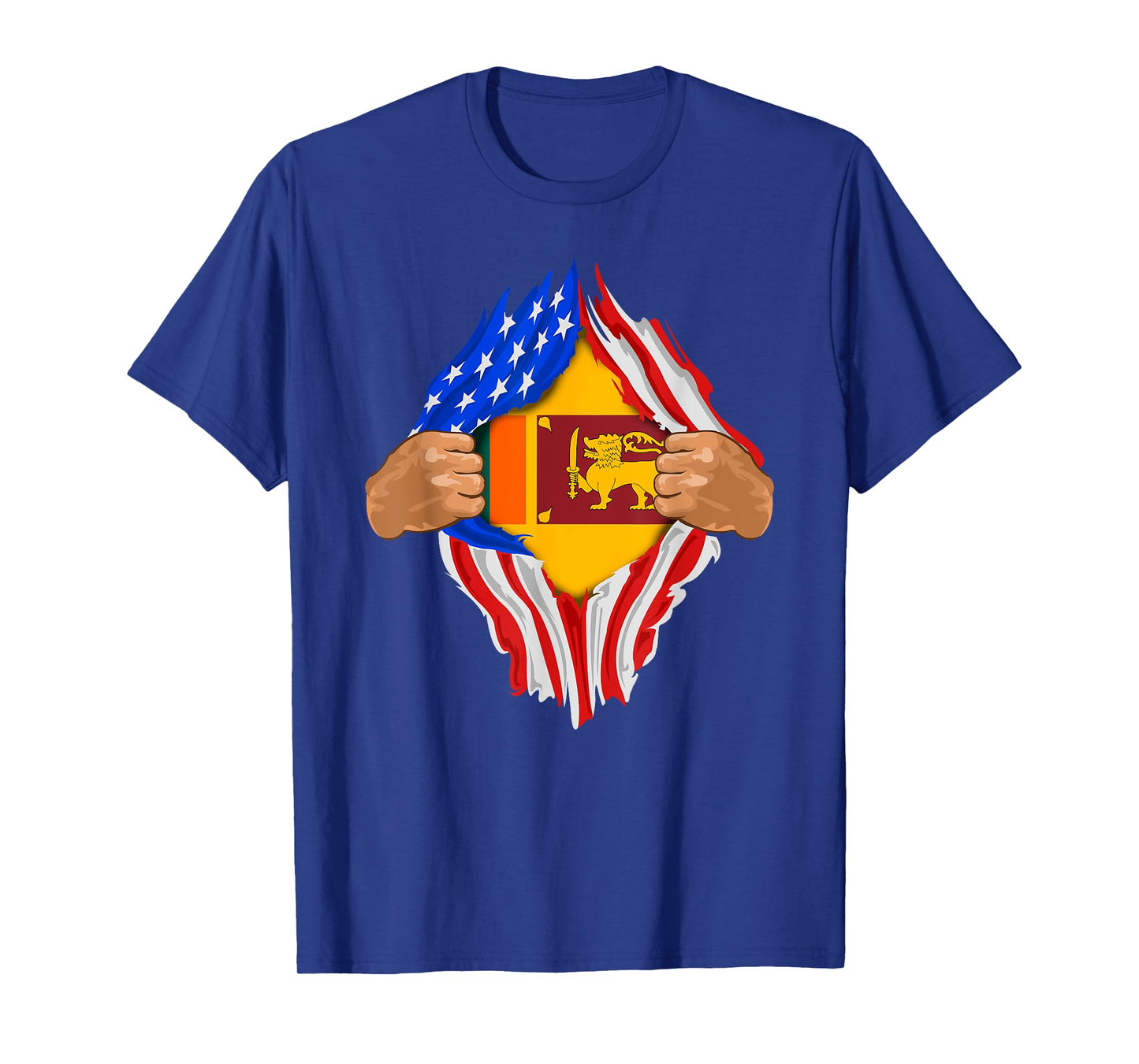 Sri Lankan Blood Inside Me T-Shirt | Sri Lanka Flag Gift T-Shirt