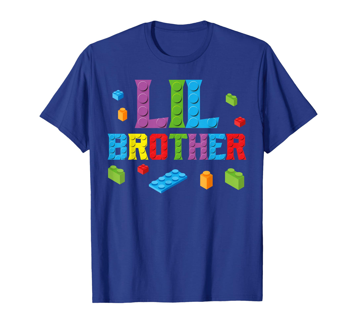 Lil Brother Master Builder Building Bricks Blocks Family Set T-Shirt
