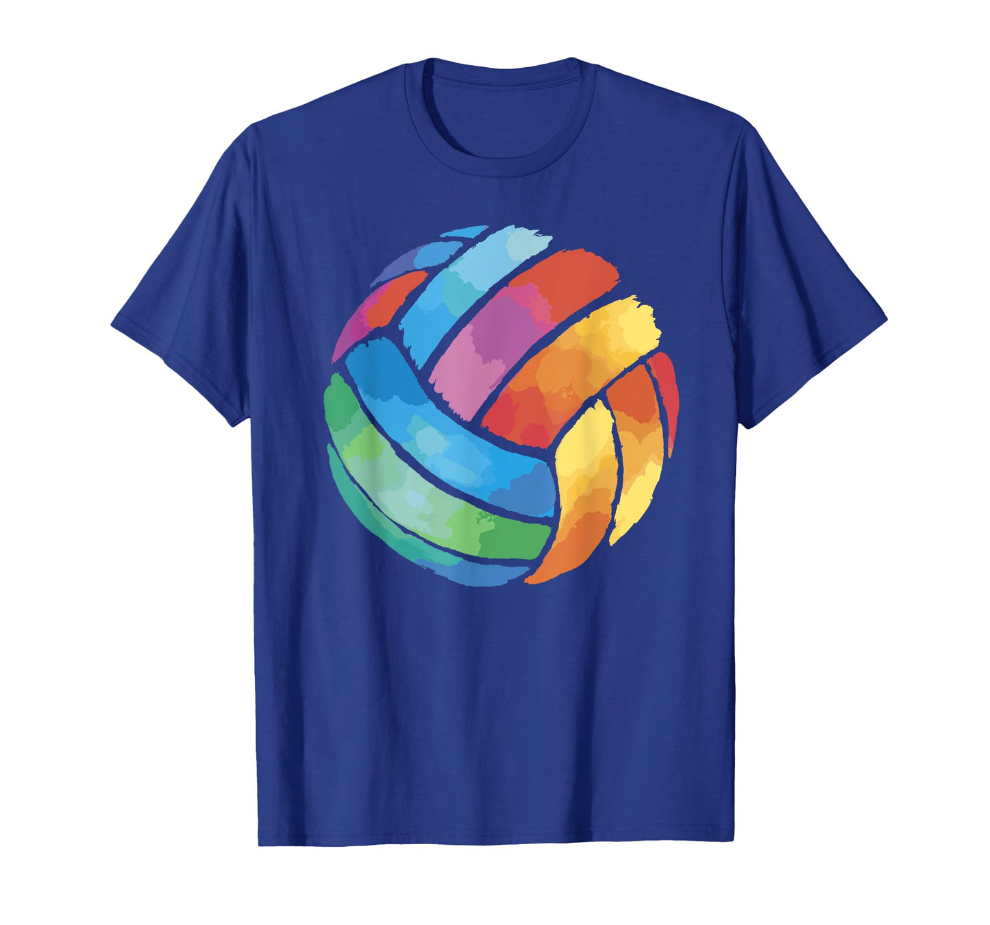 Cute Colorful Volleyball Tee - Colorsplash Volley Ball Gift T-Shirt