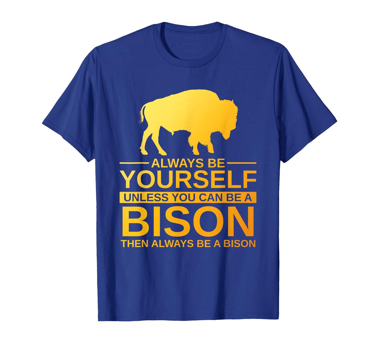 Cool Bison Design For Men Women Buffalo Animal Lovers Bison T-Shirt