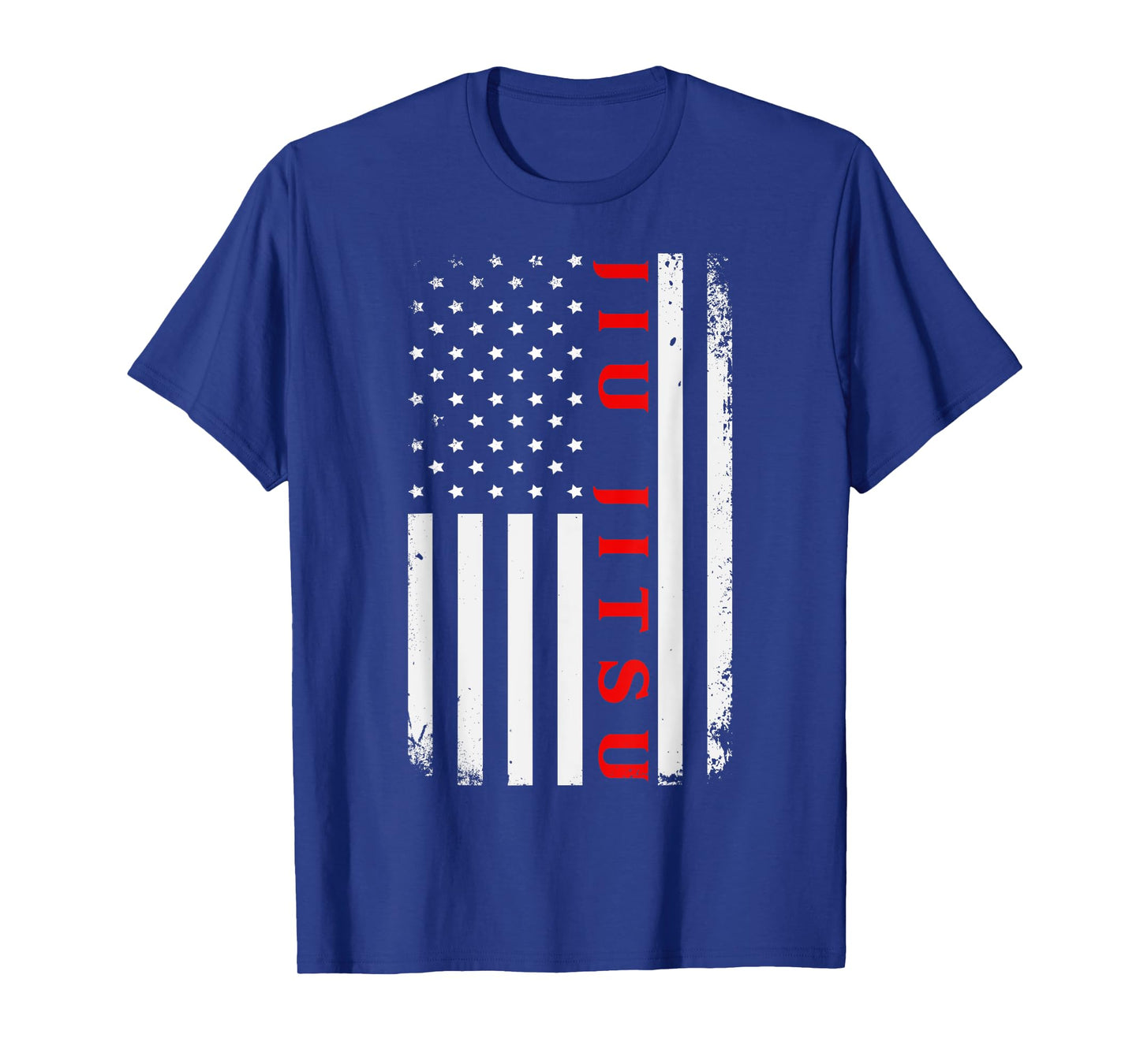 BJJ Brazilian Jiu Jitsu American Flag T-Shirt for Women Kids Men
