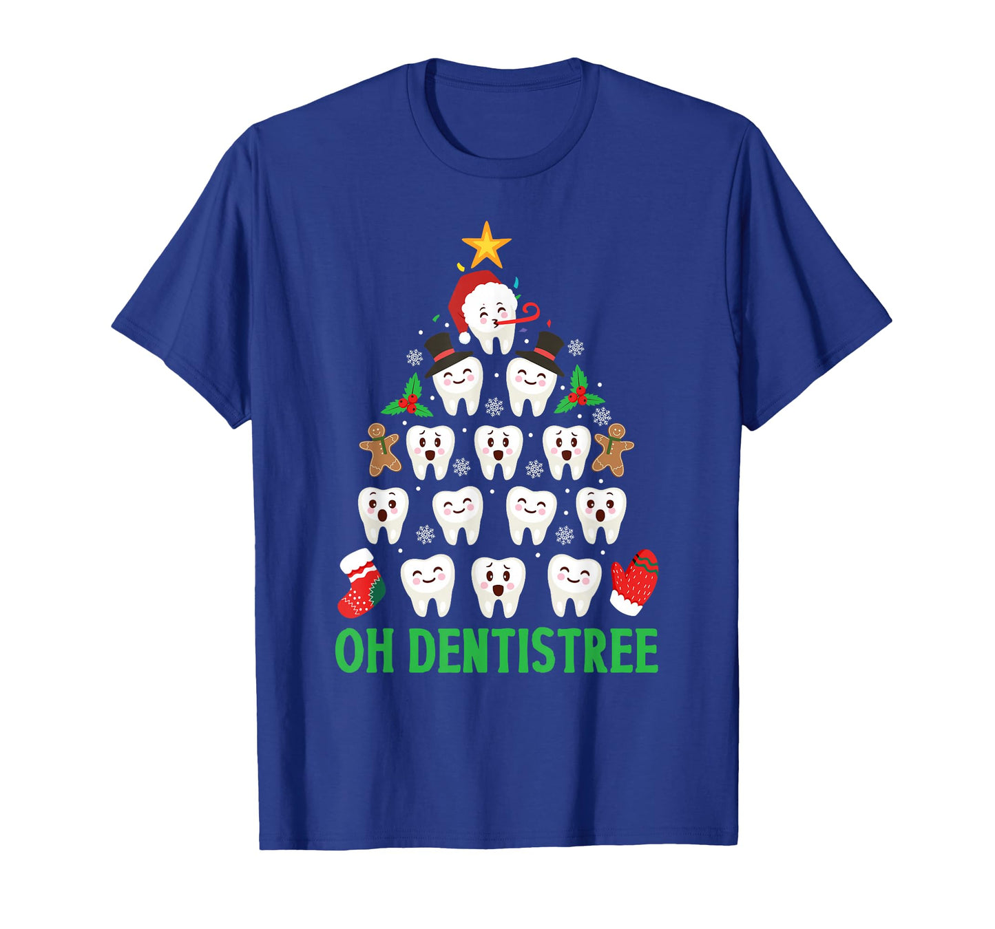 Christmas Dentist Shirt Oh Dentistree Funny Xmas Dental T-Shirt