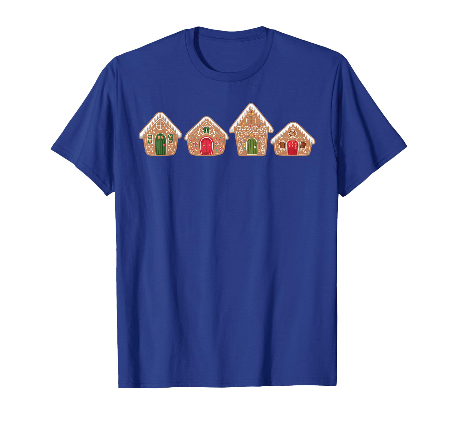 Xmas Gingerbread Houses Cookies Holiday for Baker Christmas T-Shirt