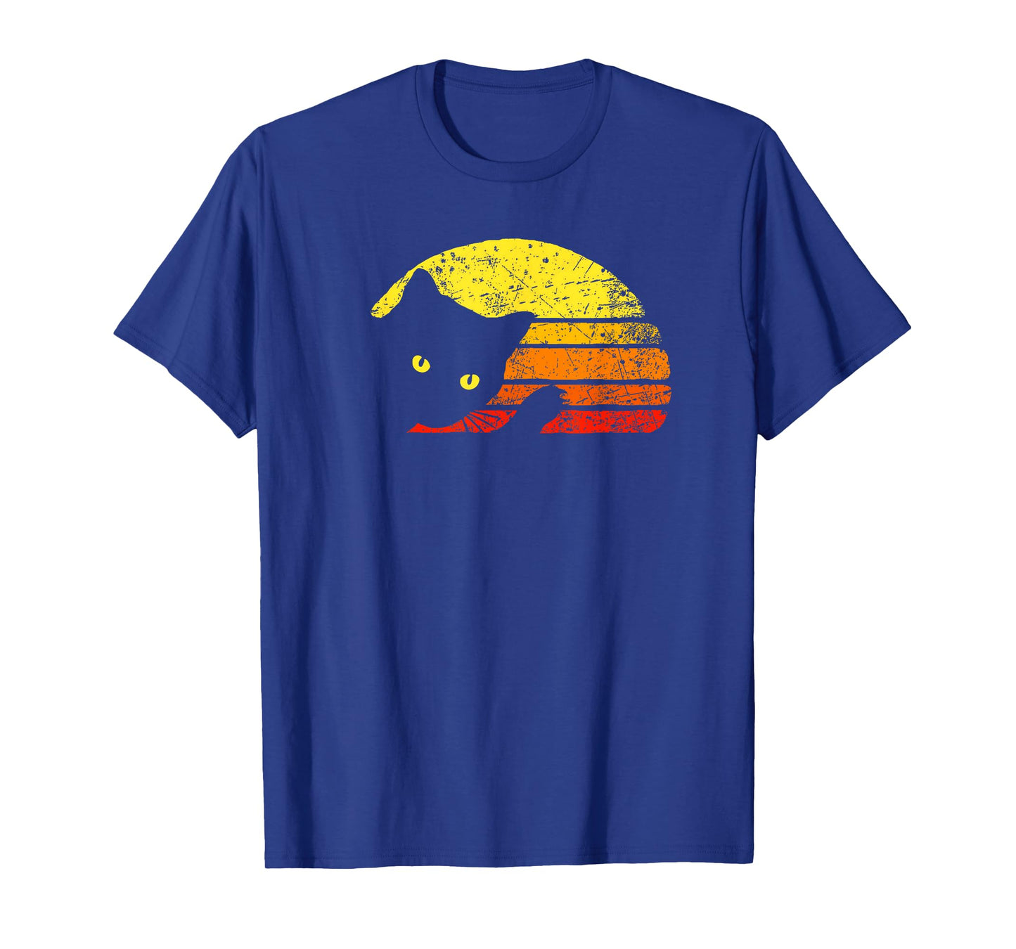 Vintage Cat Lover Sunset Retro Style Cats T-Shirt