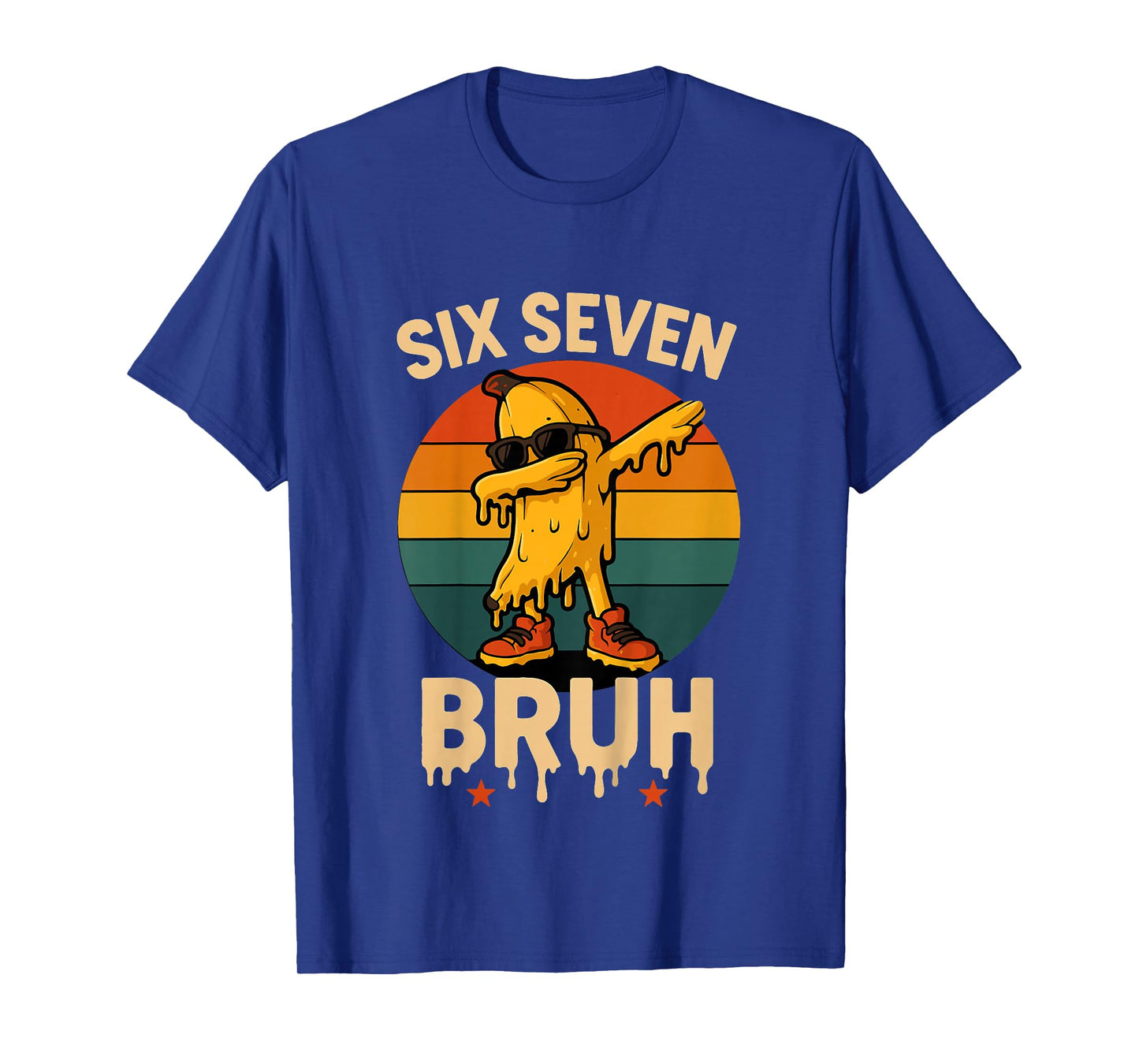 67 Bruh Banana Meme Funny Dabbing Burh Ice Cream Drip T-Shirt