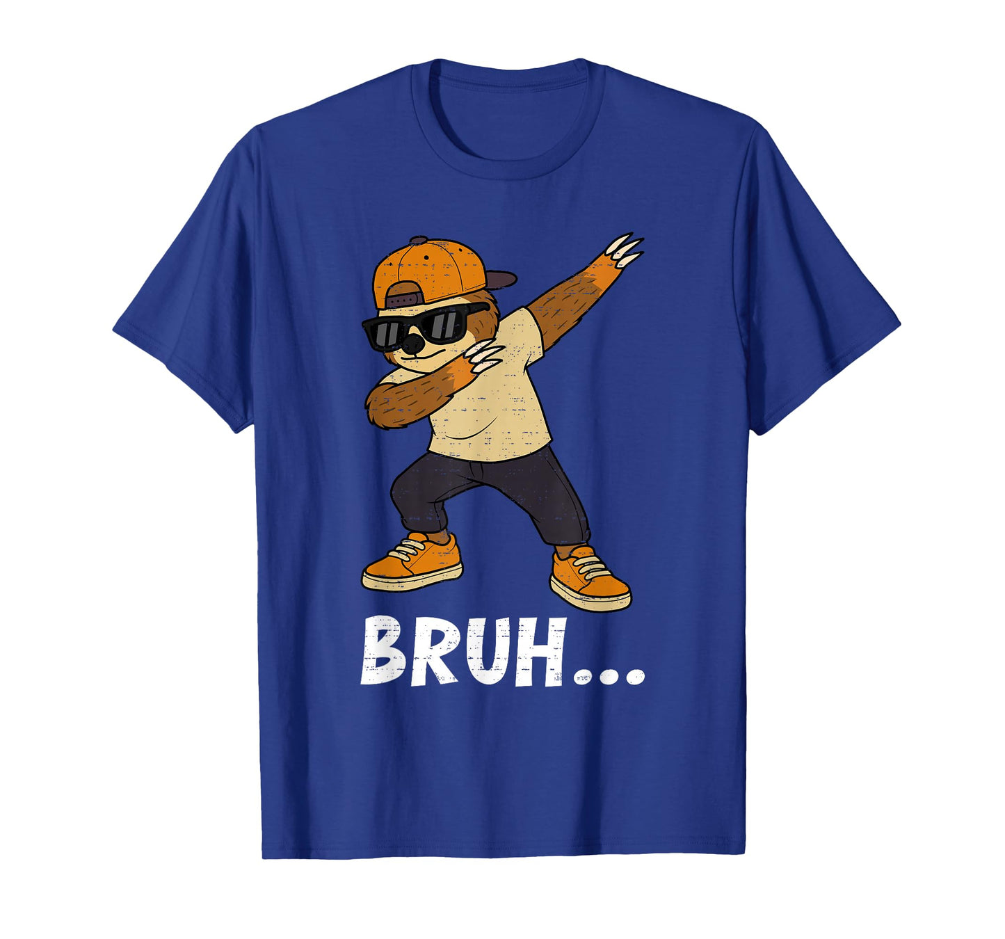 Funny Dabbing Sloth Bruh Bro Dab Meme Humor Animal Lover T-Shirt