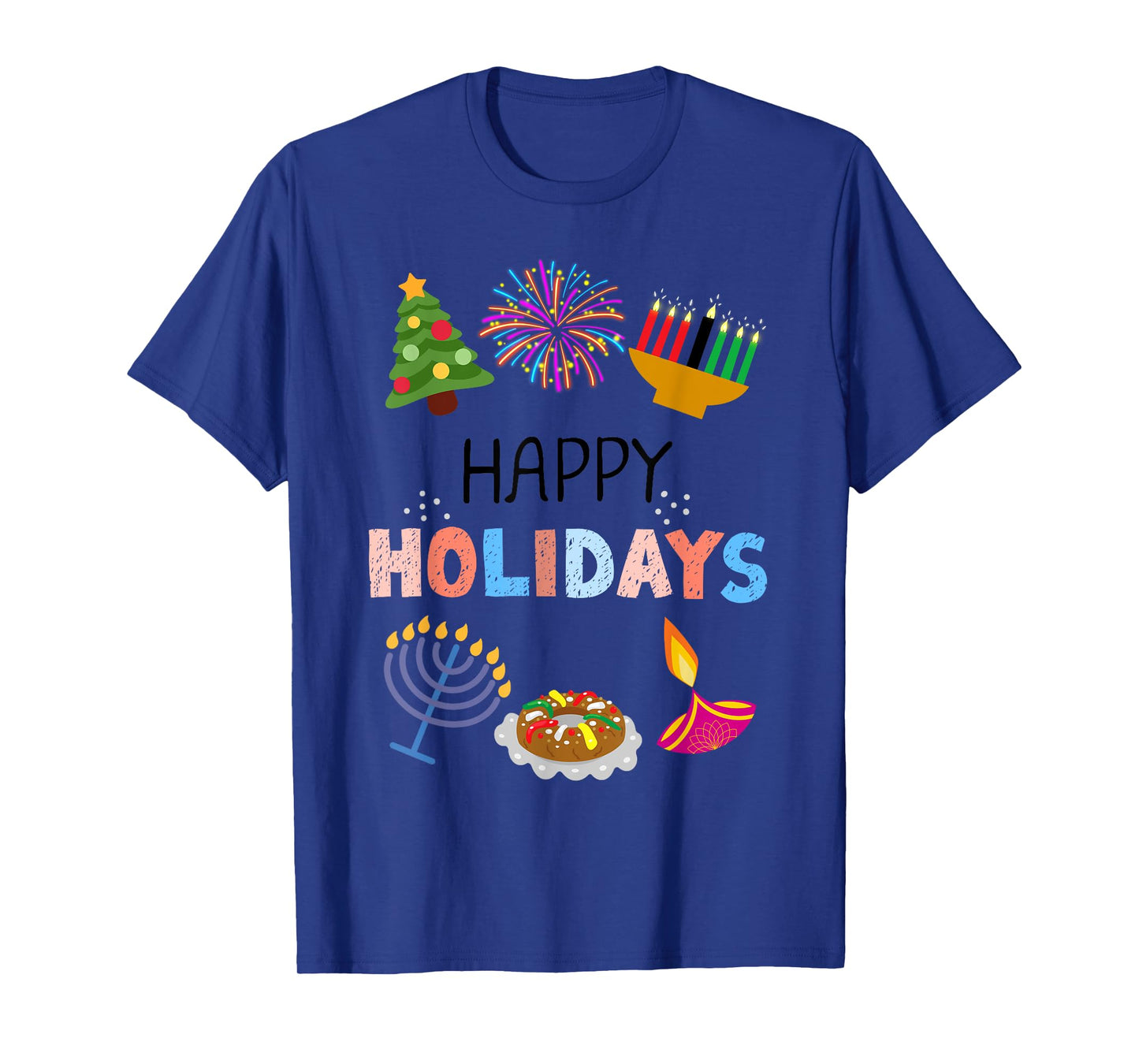 Happy Holidays Diwali, Kwanzaa, Hanukkah, Christmas T-Shirt