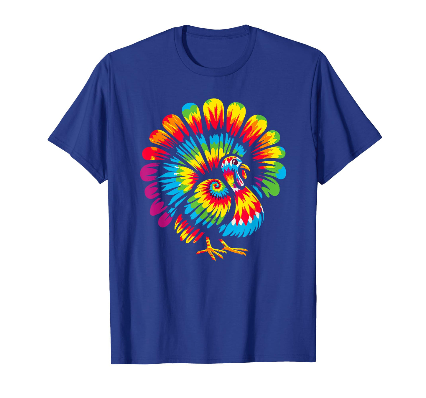 Tie Dye Turkey Thanksgiving T-Shirt